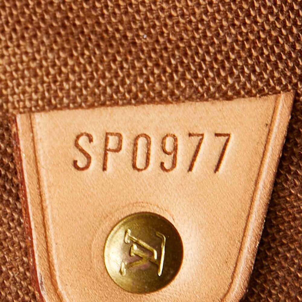 LOUIS VUITTON Brown Monogram Leather Backpack - Picture 10 of 10